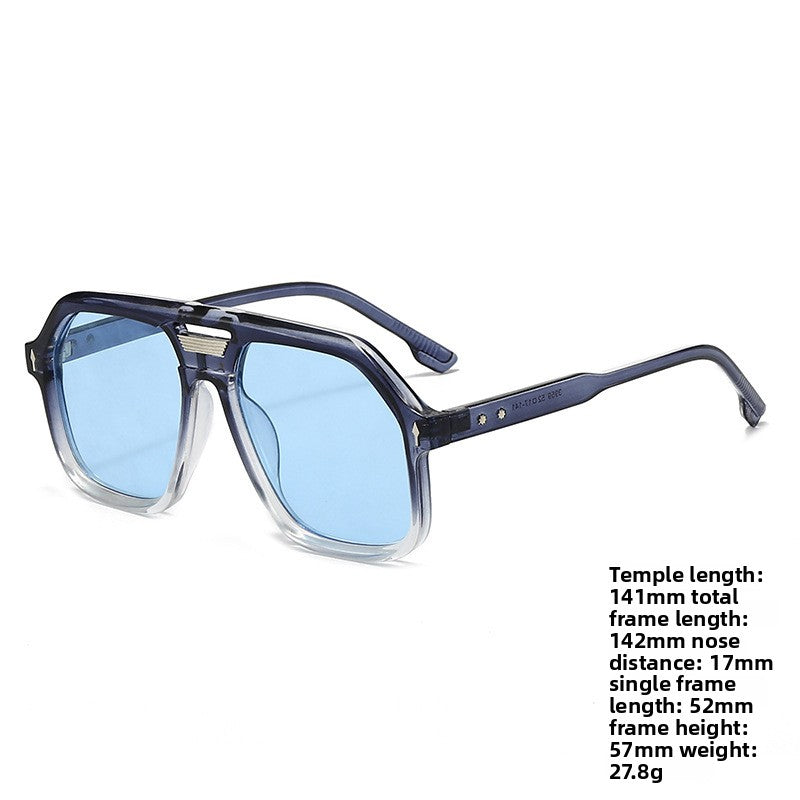 UV400 Protection Square Frame Sunglasses