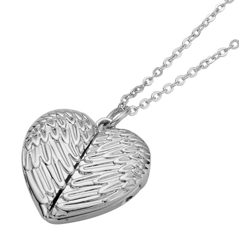Heart Photo Locket Necklace