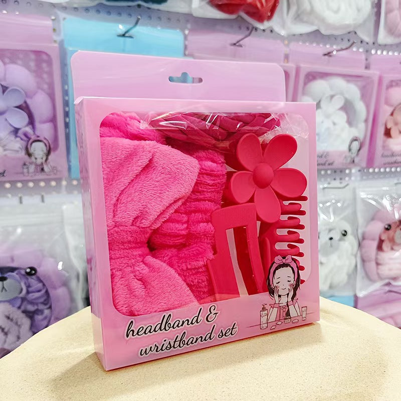 Soft Fabric Hair Accessories Set