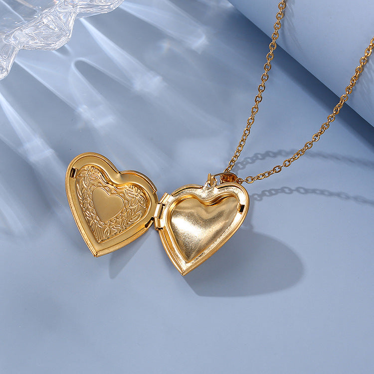 Heart Photo Frame Necklace