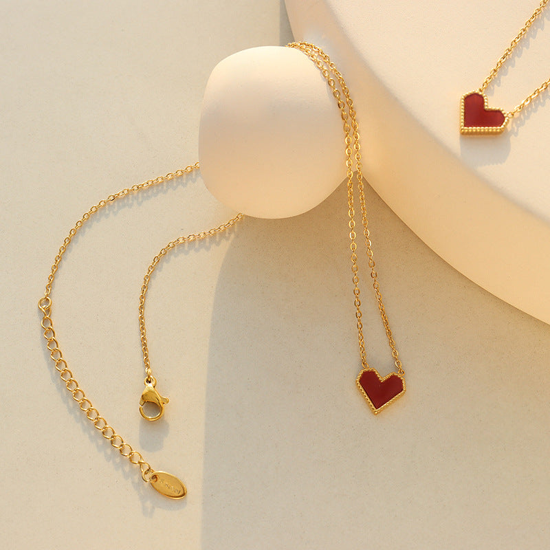 Love Heart Collar Necklace
