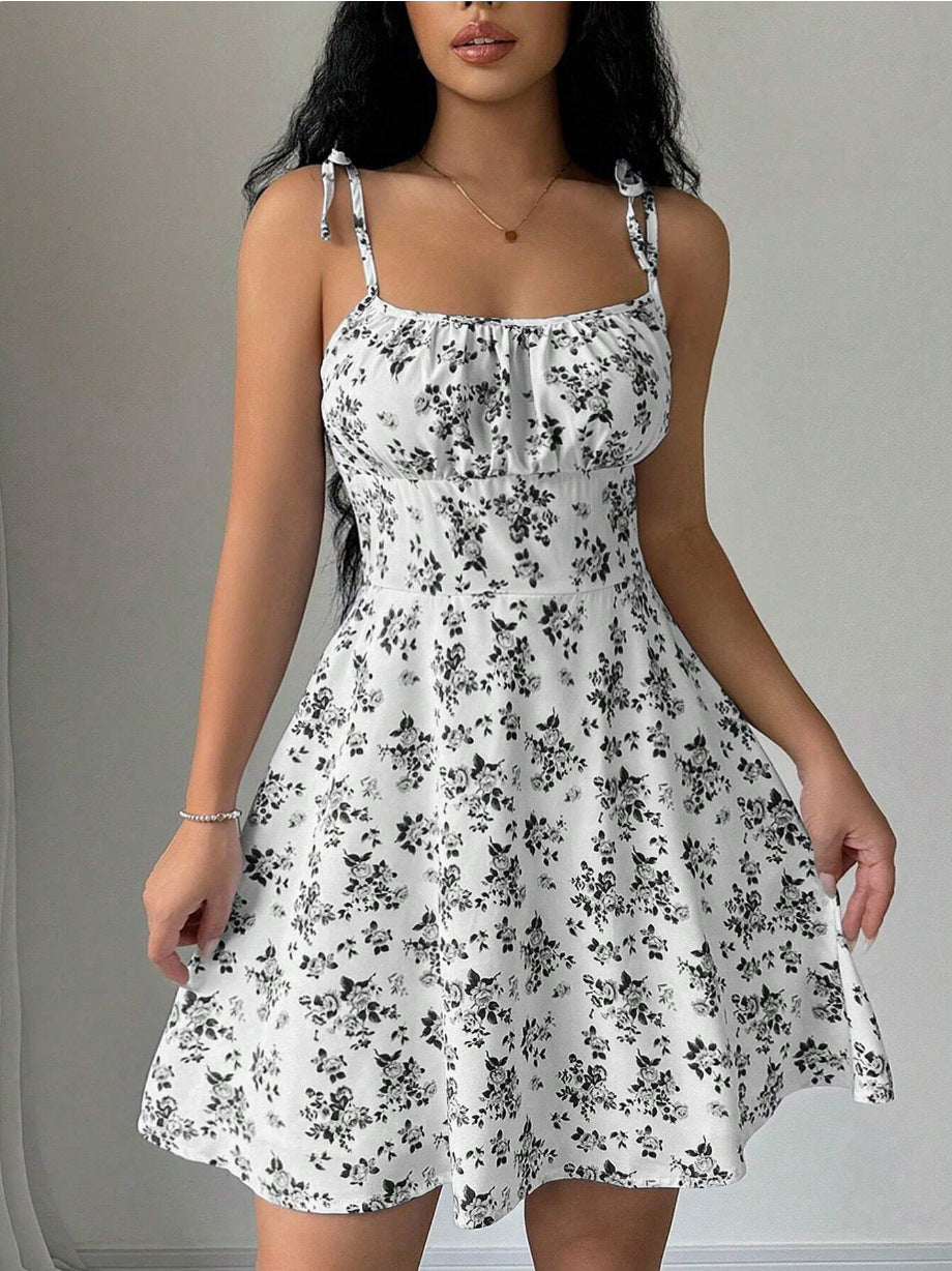 Summer Suspender Mini Dress