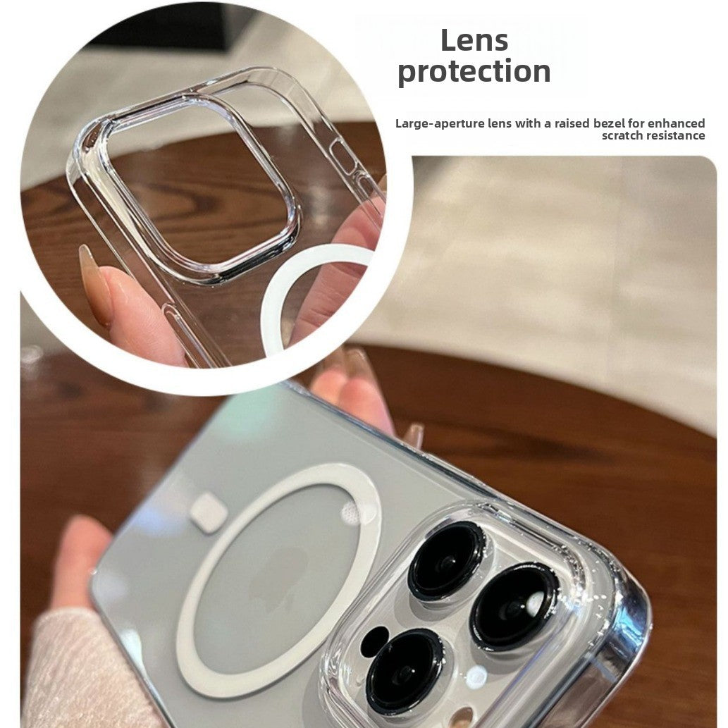 Magnetic Transparent Phone Case for iPhone