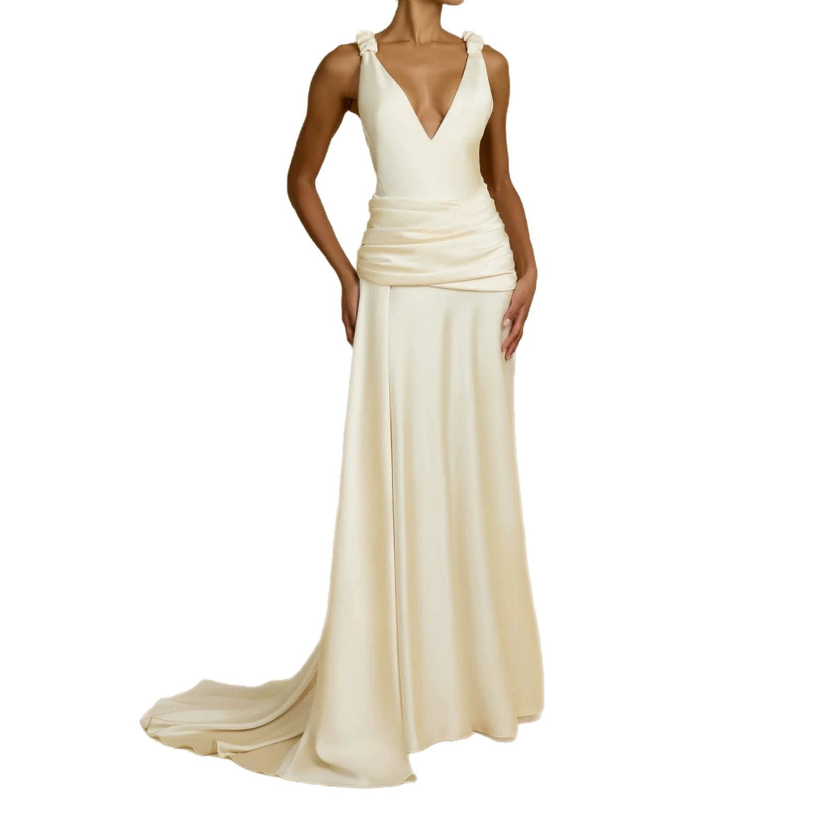 Satin Mermaid Evening Dress