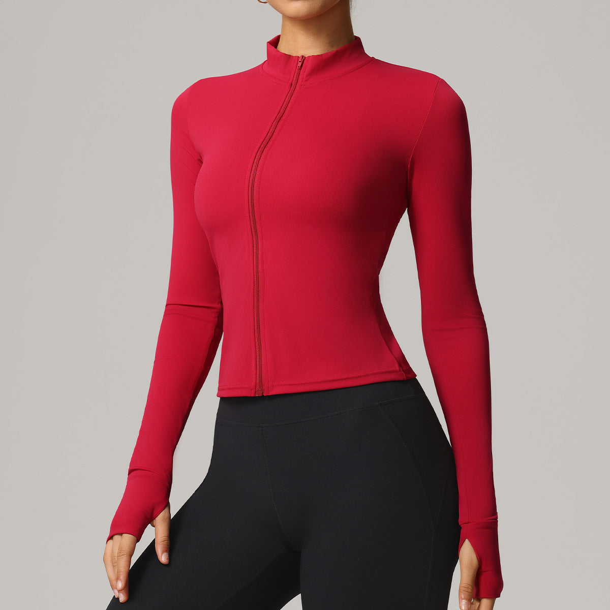 Women's Quick-Dry Slim-Fit Long Sleeve Sports Jacket