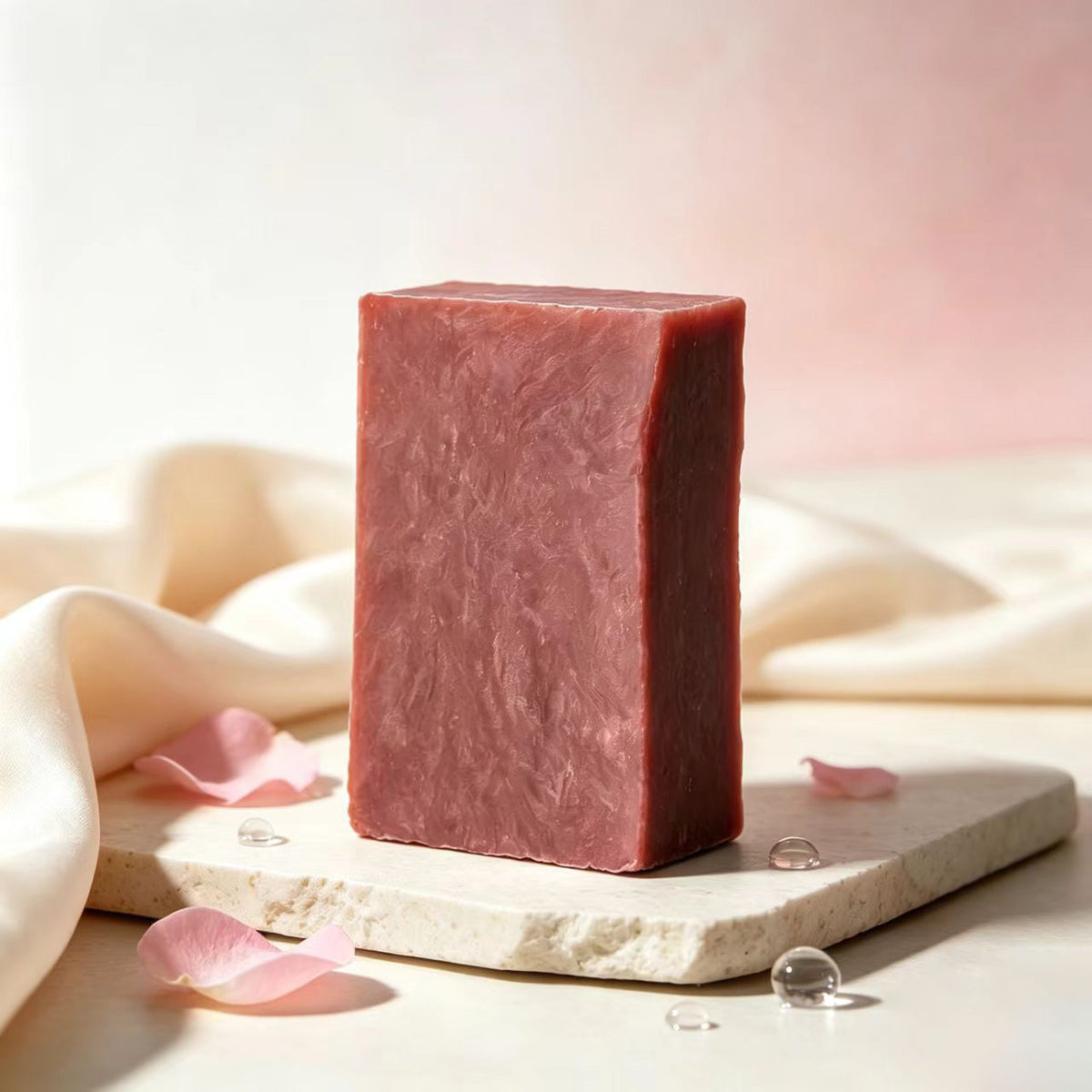 Handmade cold-process herbal soap