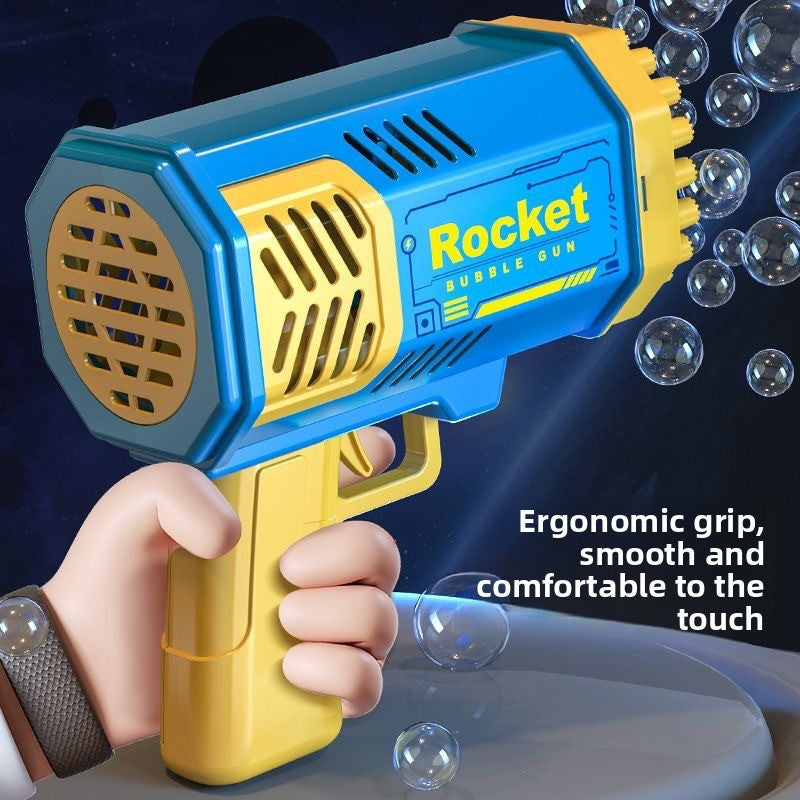 Electric Handheld Bubble Gun with Lights