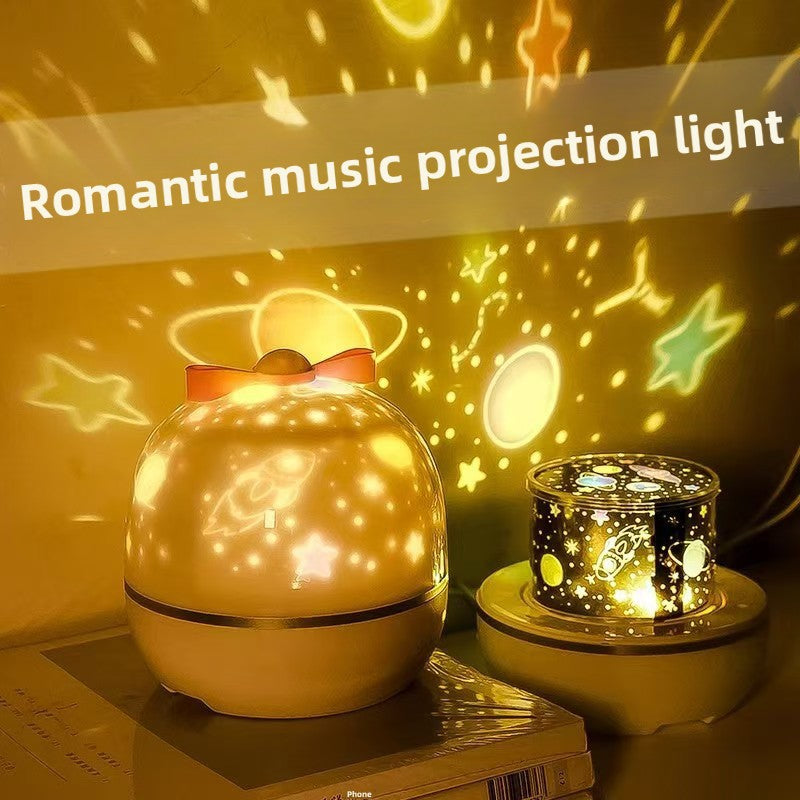 Butterfly Star Projection Lamp with Bluetooth Music