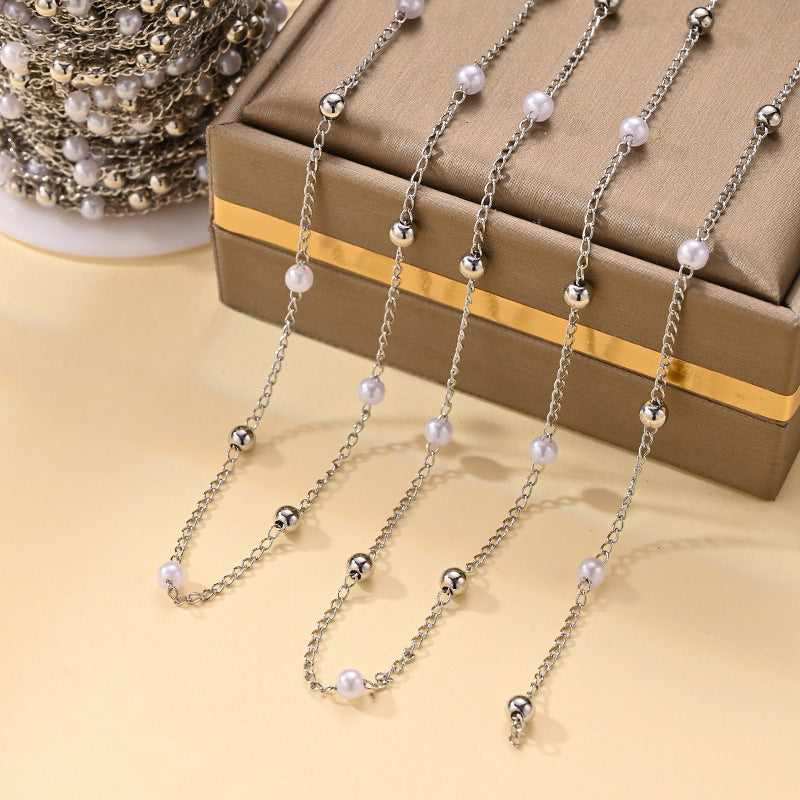 Fashion Imitation Pearl Chain Jewelry