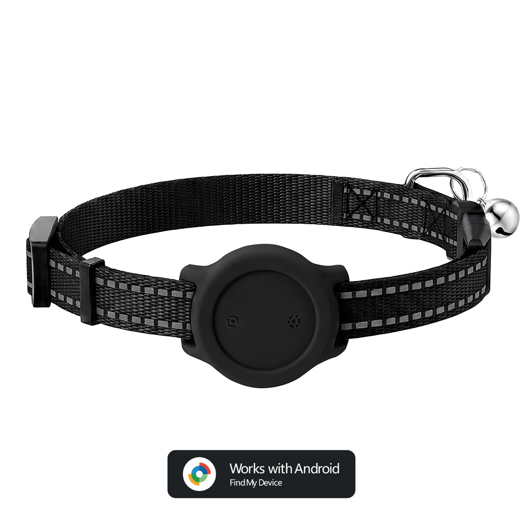 Reflective collar for pet tracking and positioning