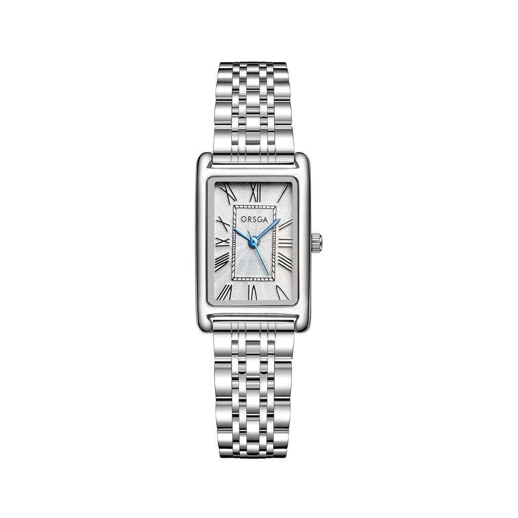 Women Square Stainless Steel Quartz Watch