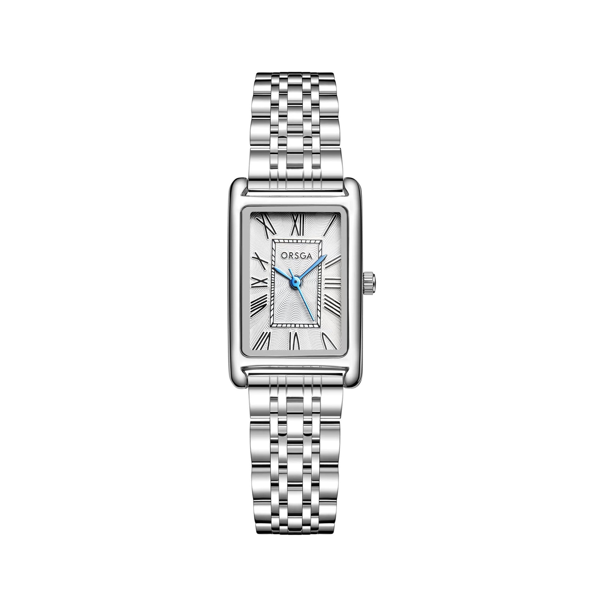 Women Square Stainless Steel Quartz Watch