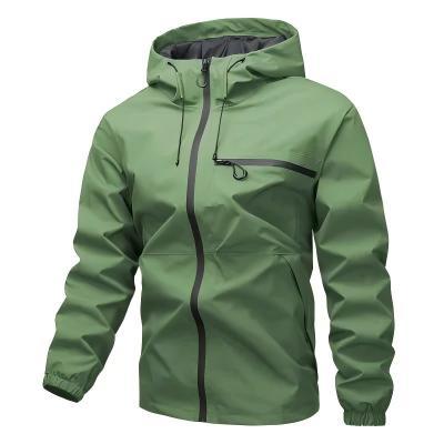 Hooded loose-fitting jacket