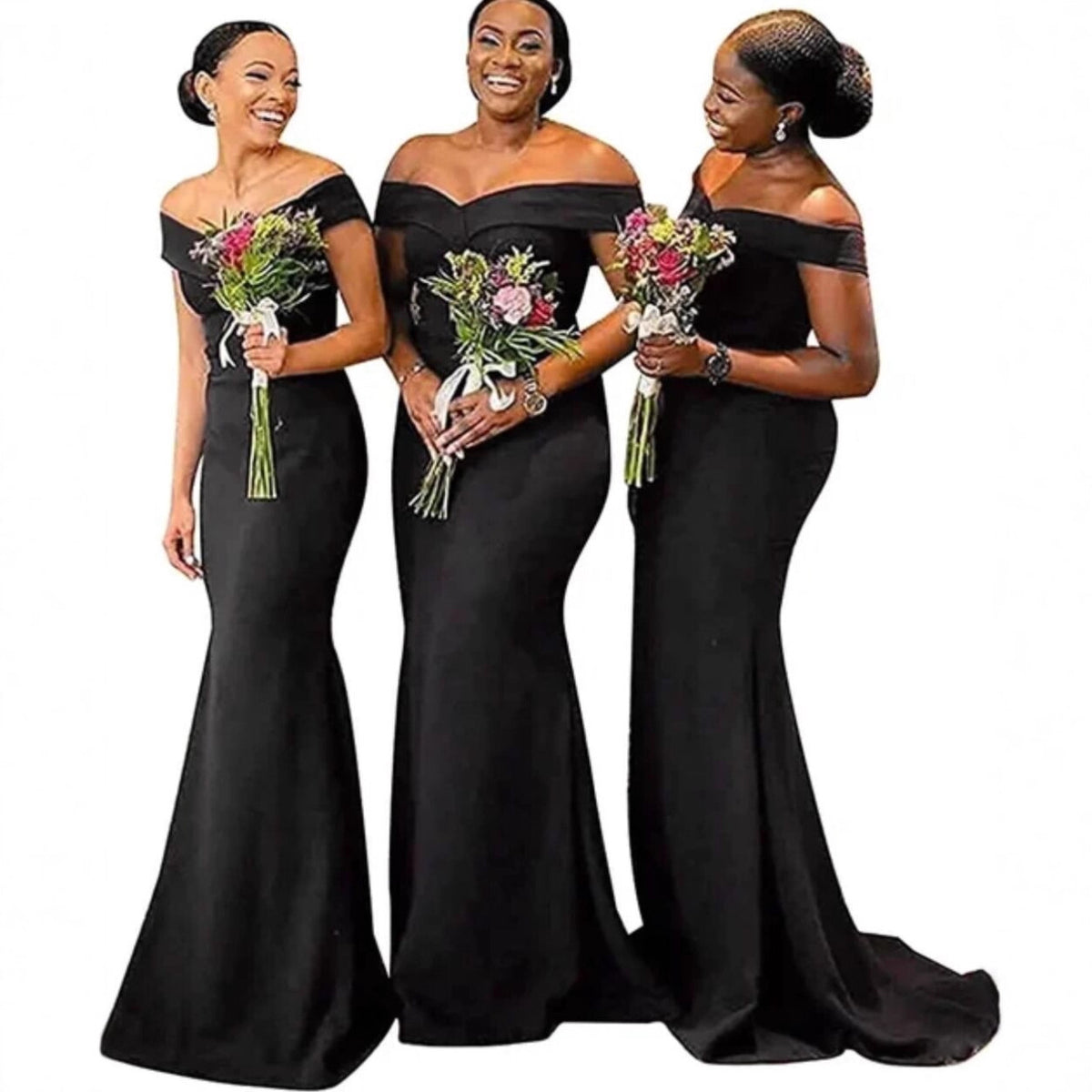 Elegant and simple women's evening dress