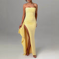 Strapless Bodycon Evening Dress