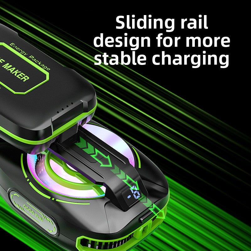 Mobile phone heat sink magnetic attachment