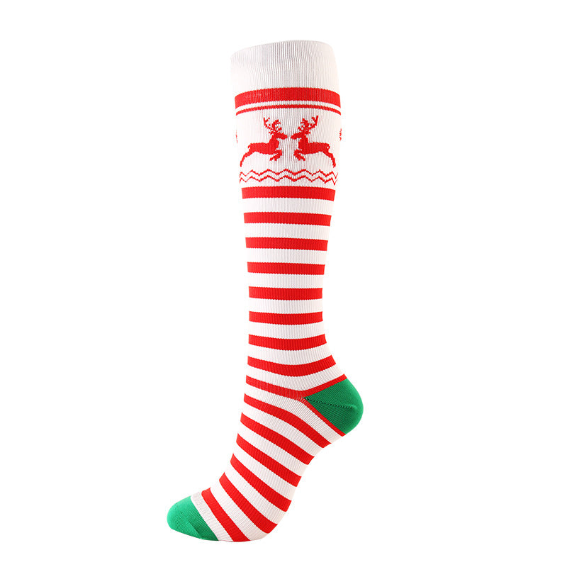 Christmas Compression Socks with Festive Designs