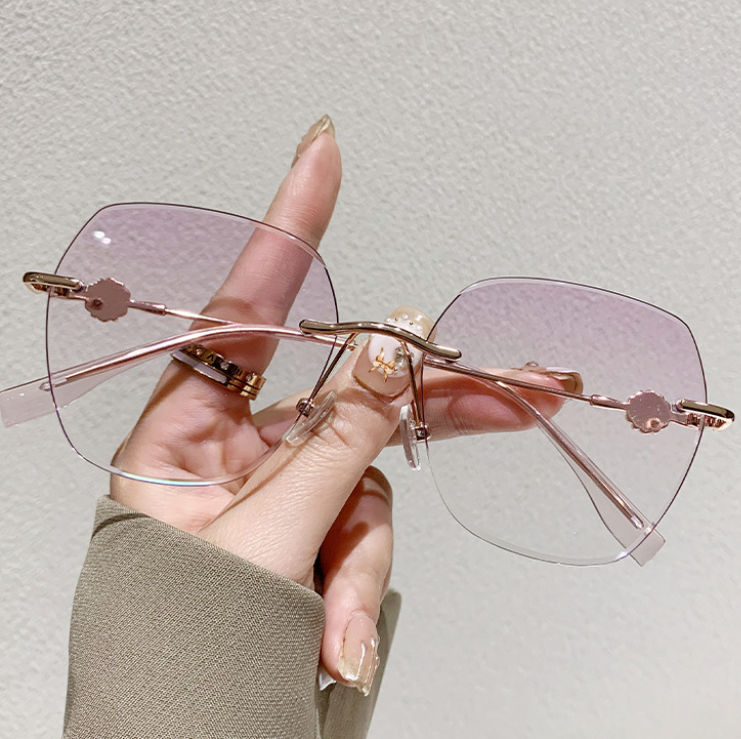 Frameless Photosensitive Color-Changing Sunglasses