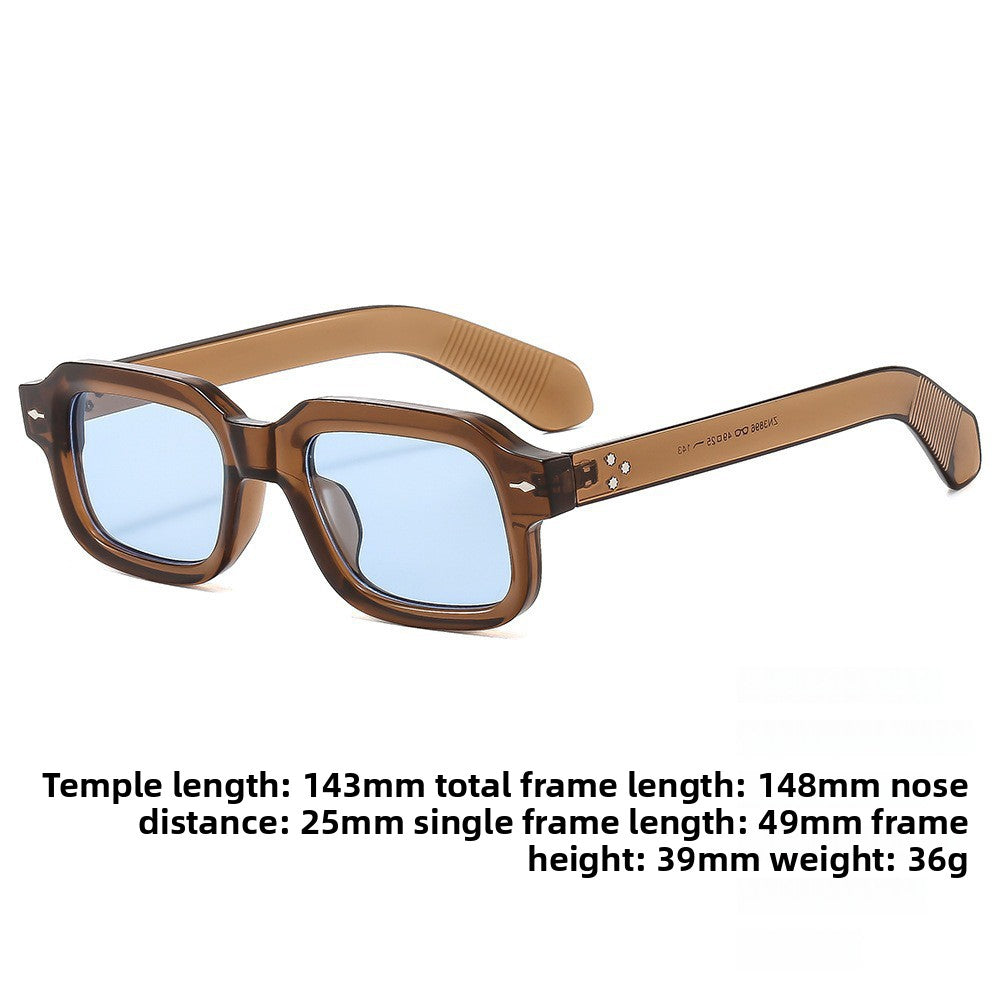 UV400 Protection Square Frame Sunglasses