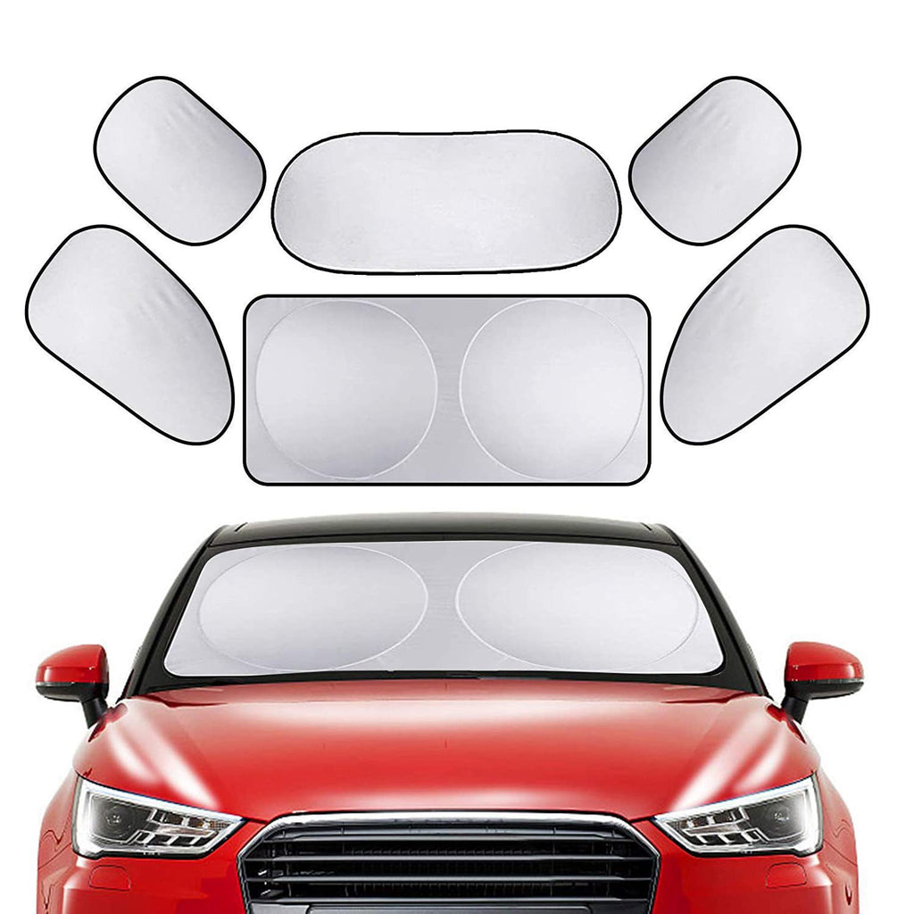 Car sunshade and heat-insulating front windshield cover