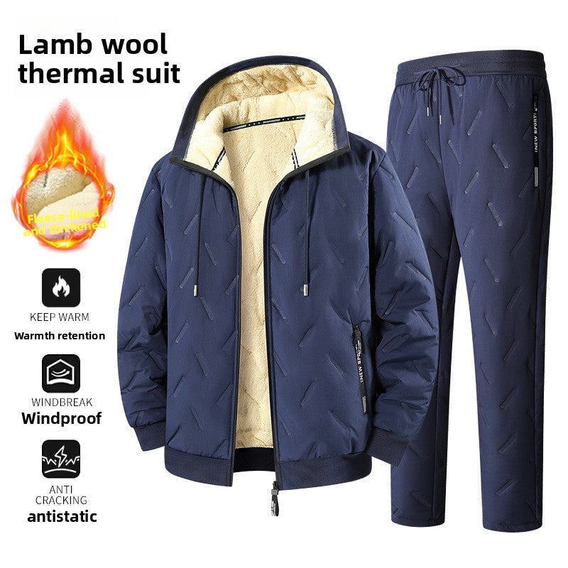 Men's cotton-padded suit