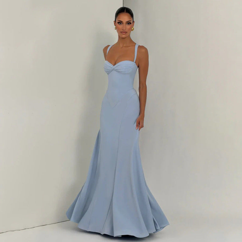 Elegant Off-Shoulder Evening Gown
