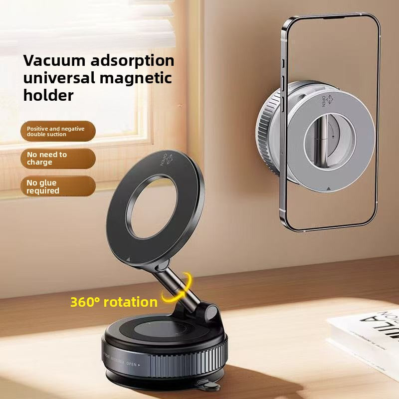Magnetic rotatable phone holder