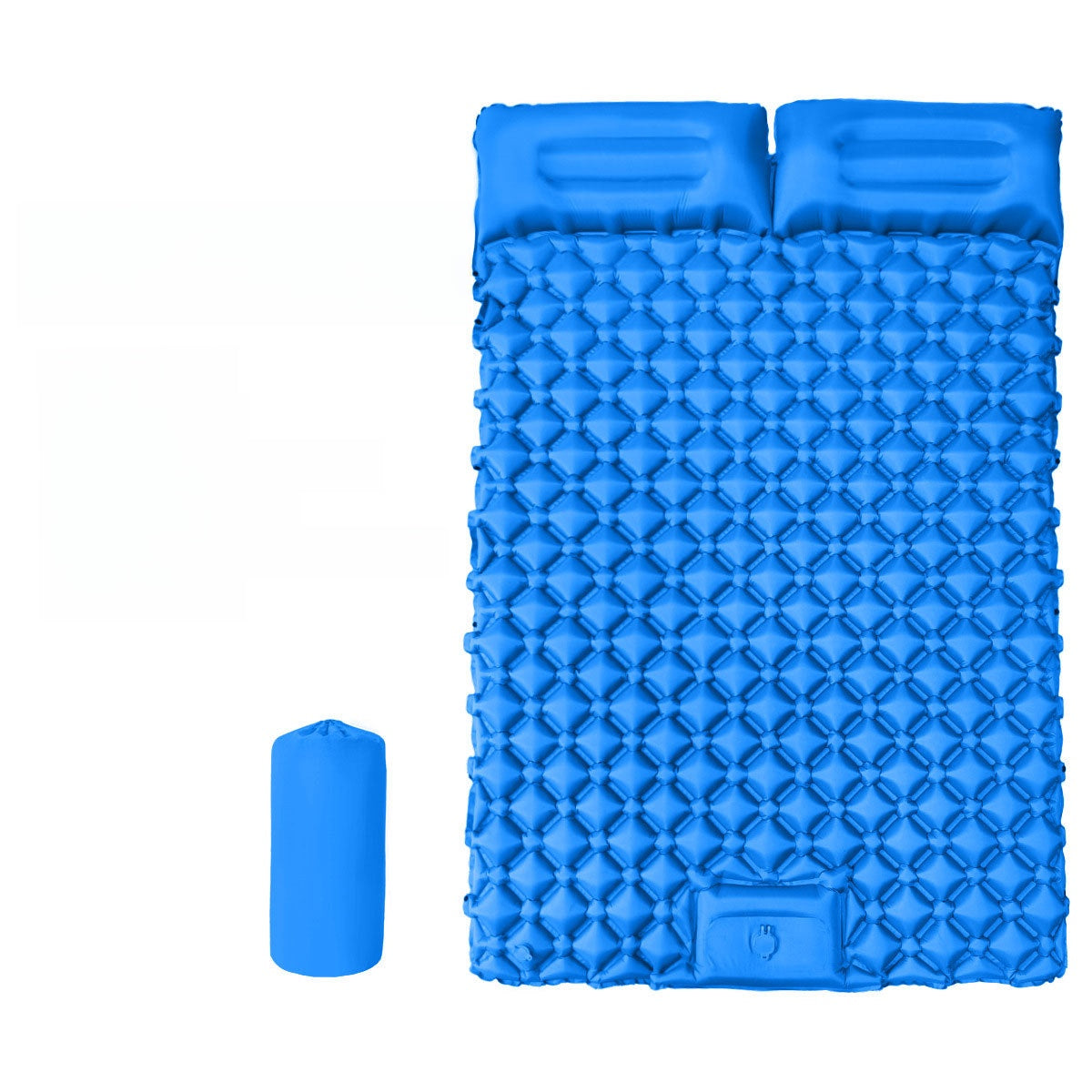 Ultra-Light Foot-Operated Automatic Inflatable Camping Mattress with Pillow