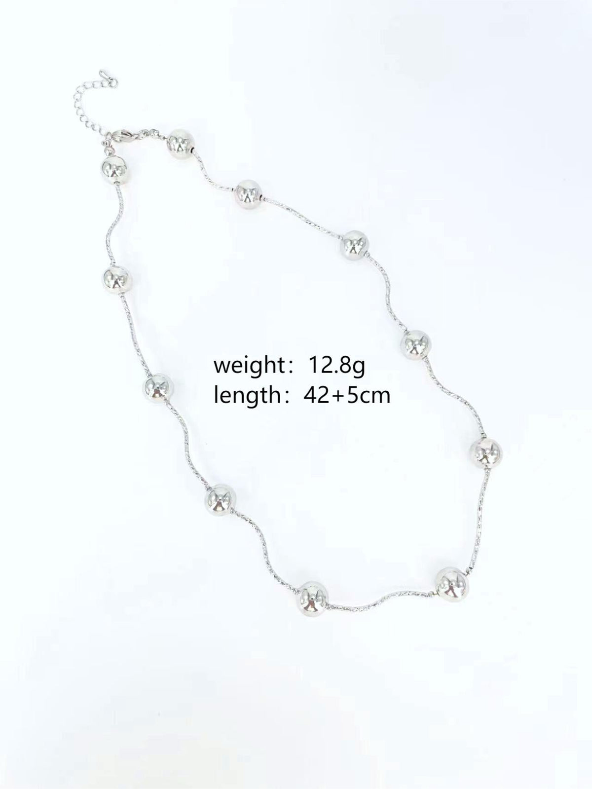 Geometric Bead Copper Plated Necklace