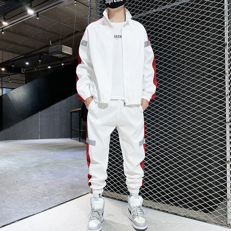 Mens Casual Two Piece Track Suit