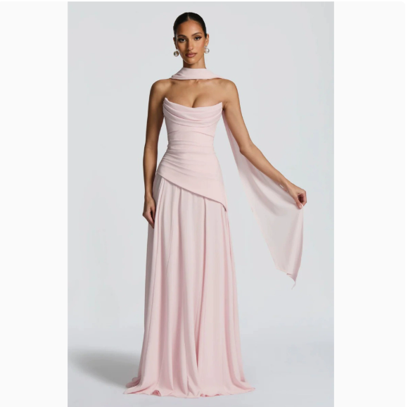 Womens Strappy Slim Fit Evening Dress