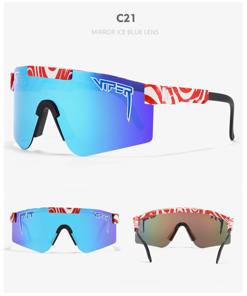 Men Women Coated Sports Sunglasses Windproof Cycling Glasses