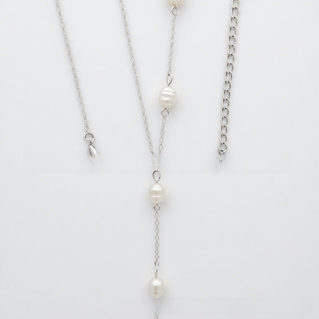 Pearl Geometry Necklace