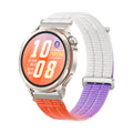 Suitable for Huawei Watch Gt Runner2 Watch Strap Cloud-Like Breathable Gradient Woven Nylon Watch Strap 22mm