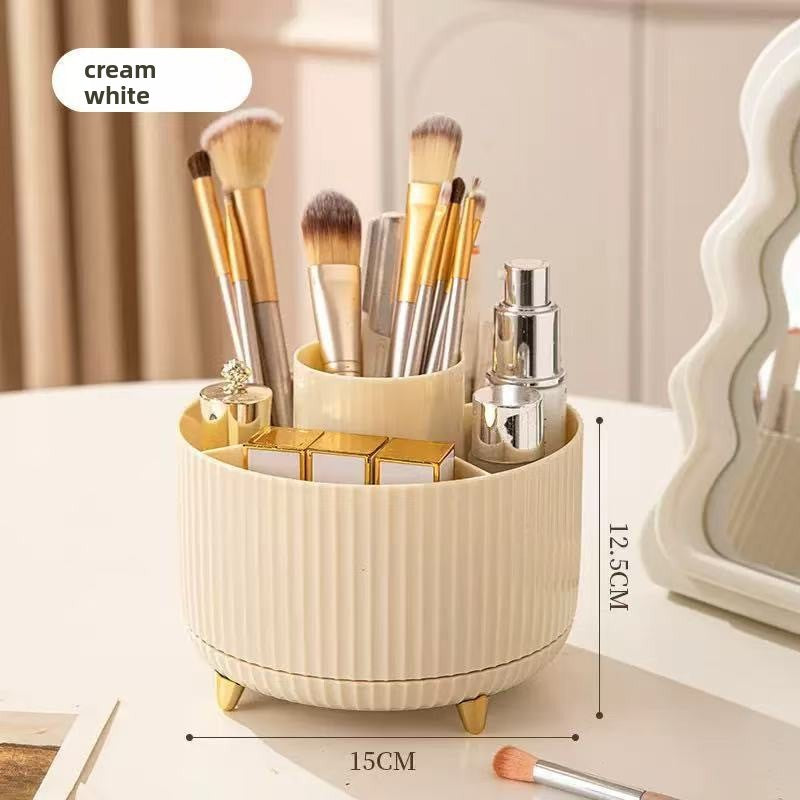 Desktop Rotary Cosmetic Brush Storage Cylinder Cosmetic Rack