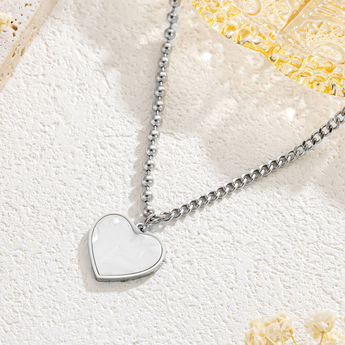 Heart Shape Shell Necklace
