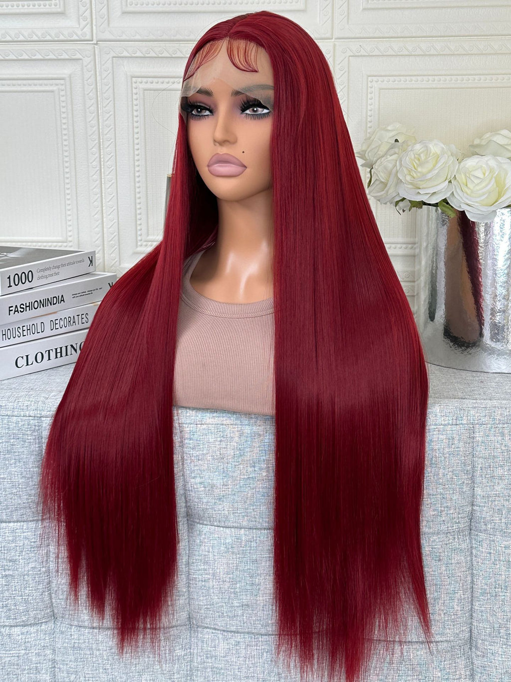Women's Lace Front Straight Synthetic Wig