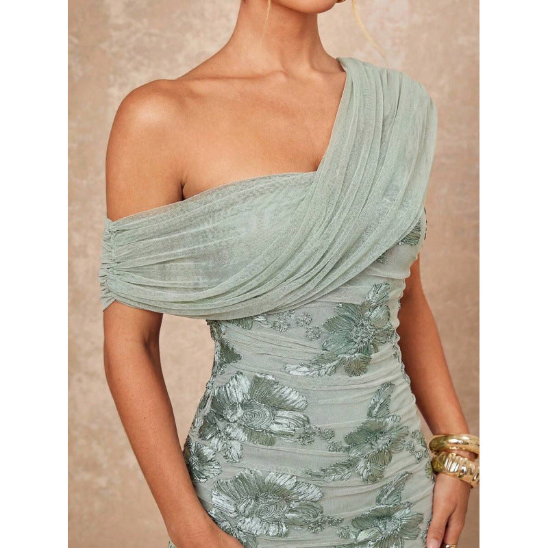 Vintage Elegant Sleeveless Long Dress