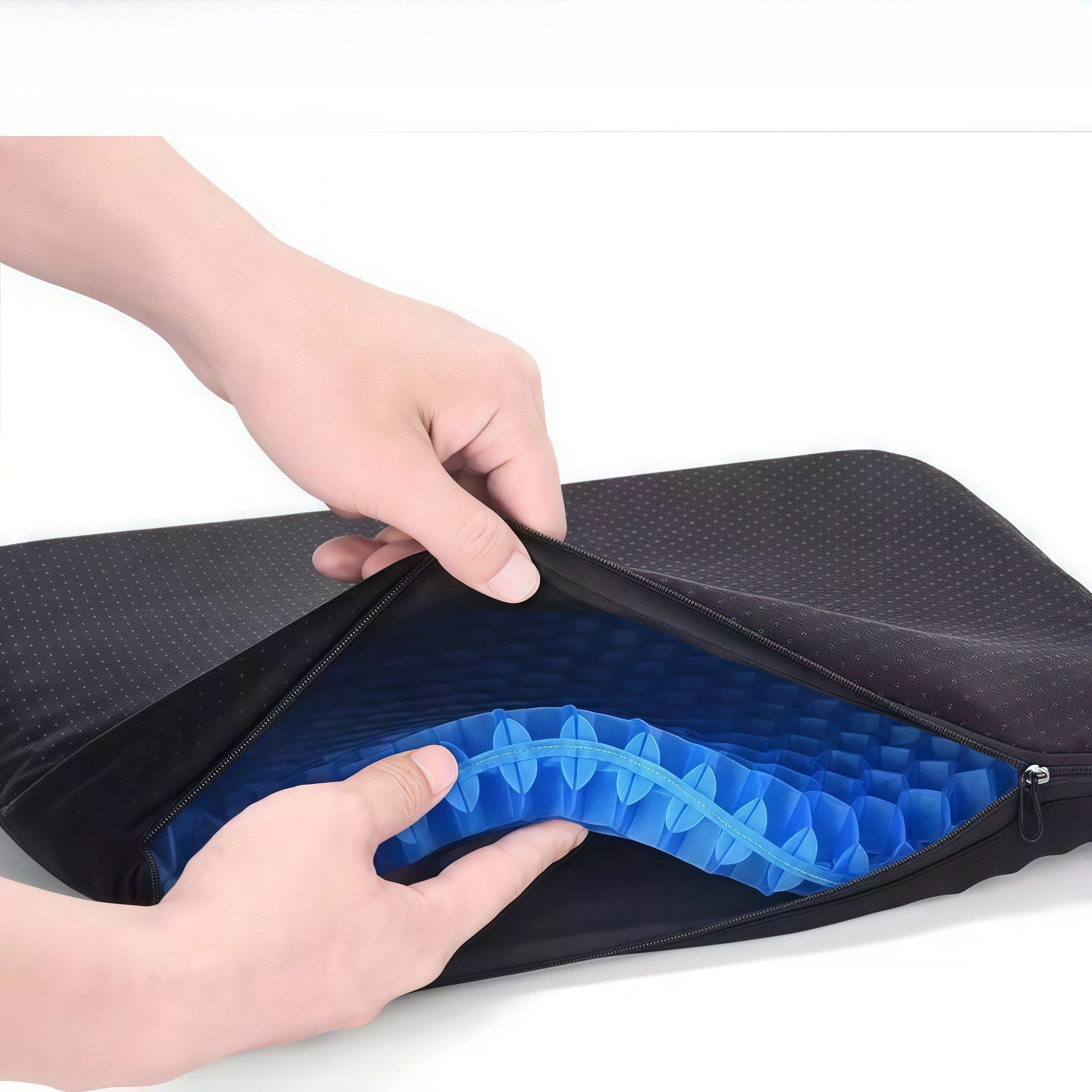 Enhanced Cooling Gel Seat Cushion with Honeycomb Design