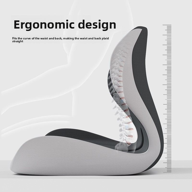Memory Foam Posture Correction Seat Cushion with Lumbar Support