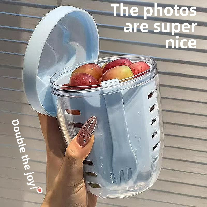 Ins-style fruit cup portable breakfast oat cup