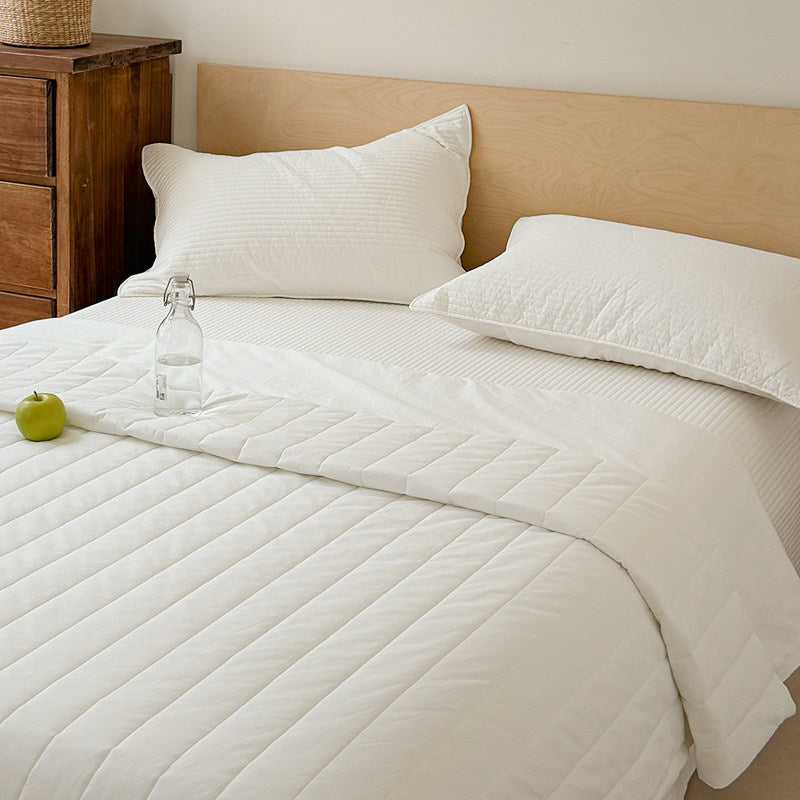 Reversible Quilted Cotton Bed Cover