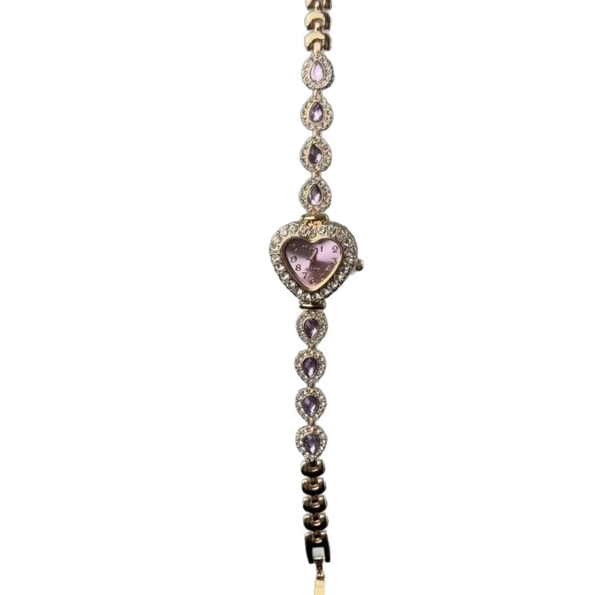 Diamond-studded bracelet chain