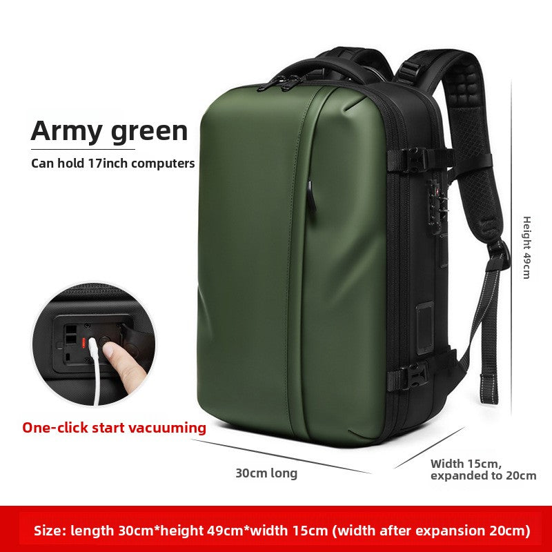 Vacuum Compression Expandable Laptop Backpack