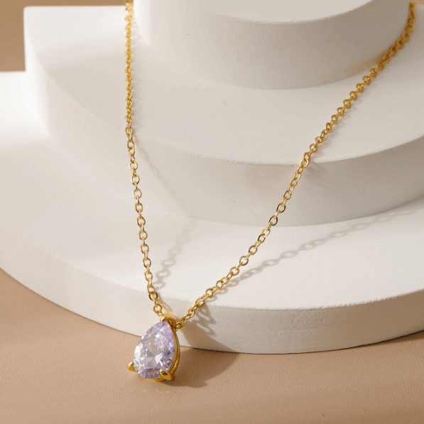 zircon necklace