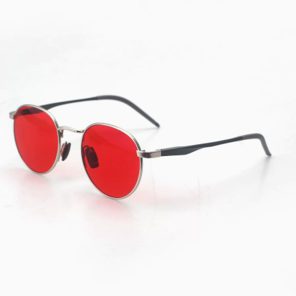 Sunglasses with Wood Grain Legs