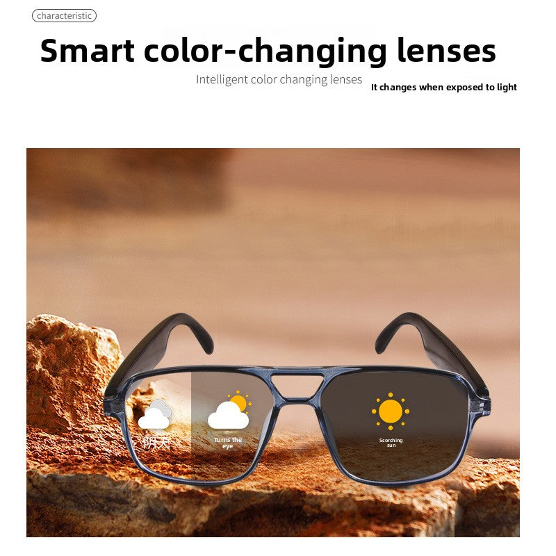 Smart Photochromic Bluetooth Audio Glasses
