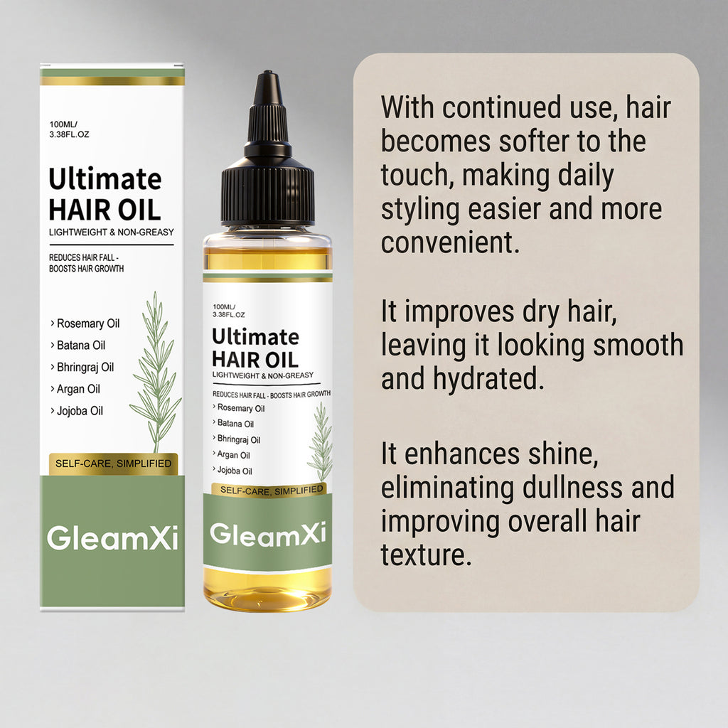 Lightly Moisturizing and Volumizing Hair Oil