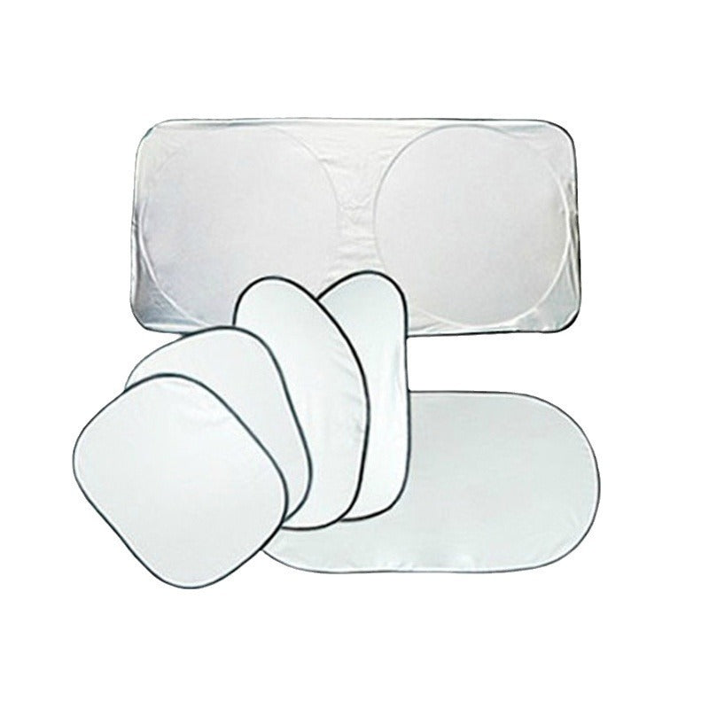 Car sunshade and heat-insulating front windshield cover