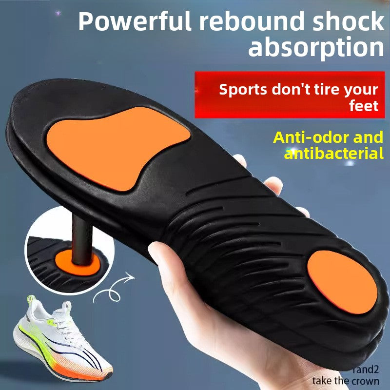Specialized corrective arch-supporting insoles